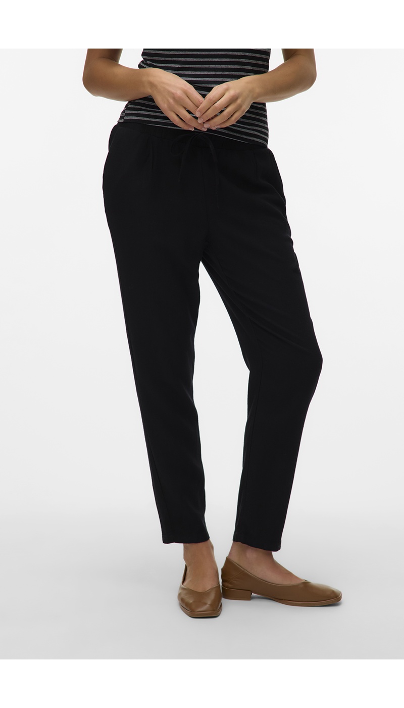 VERO MODA  BLACK PANTALONS