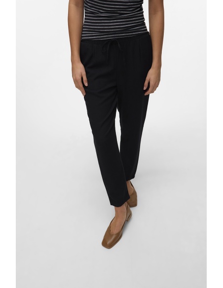 VERO MODA  BLACK PANTALONS