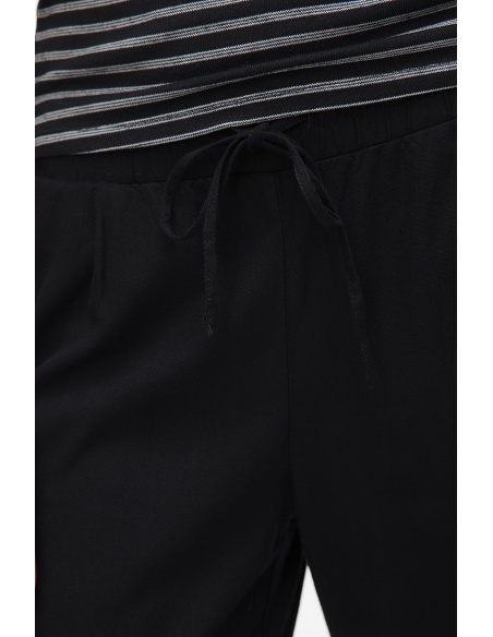 VERO MODA  BLACK PANTALONS