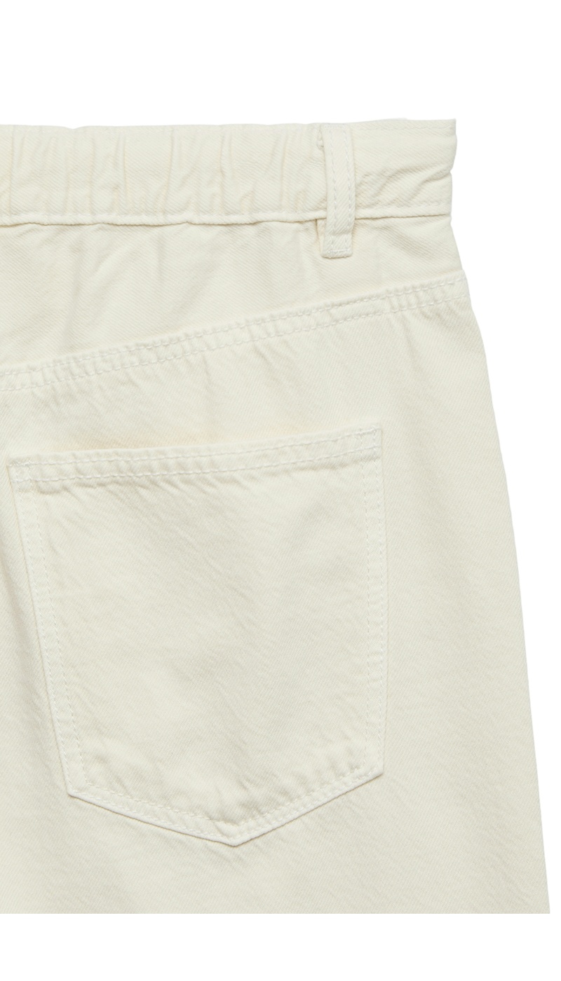 Ecru-Jeansshorts VMVILLA