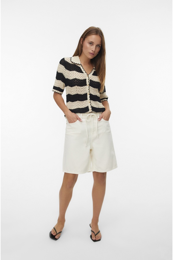 Pantaloncini Jean Ecru VMVILLA