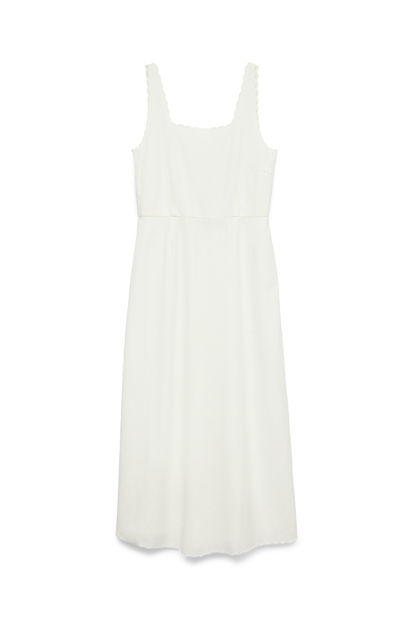 Vestido Lino Blanco Nieve VMJULIETTA