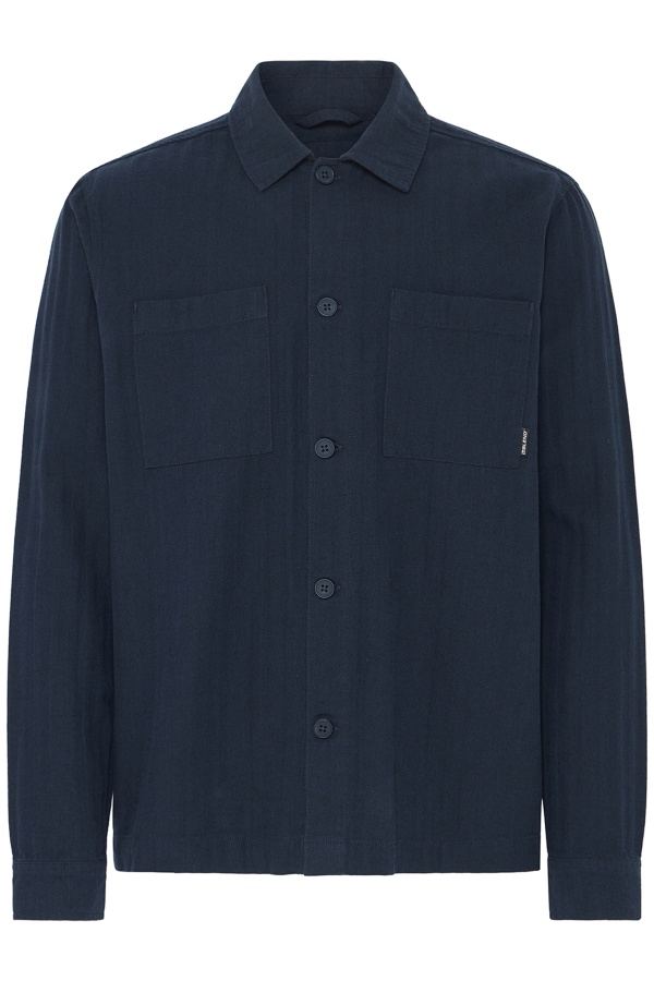 Navy Linen Shirt BHFLOREN