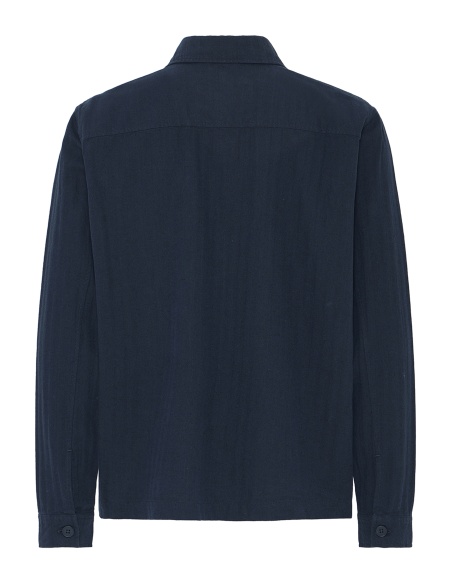 Camicia in lino blu scuro BHFLOREN