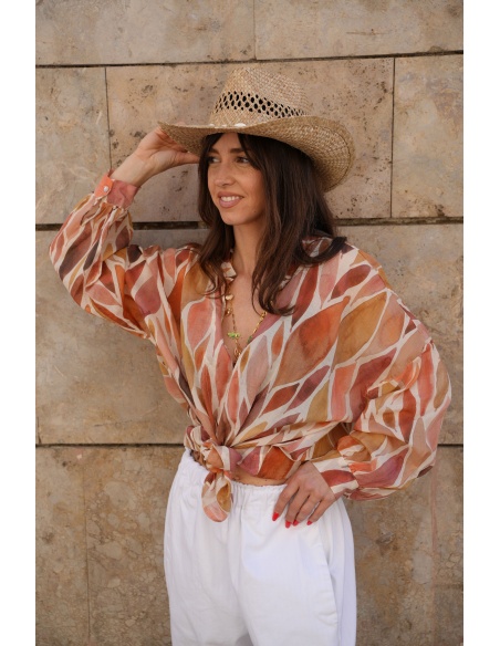 Banditas Leaf Blouse MIRABOLA