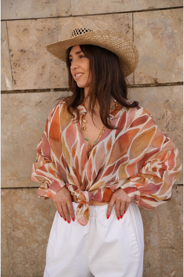 Banditas Leaf Blouse MIRABOLA