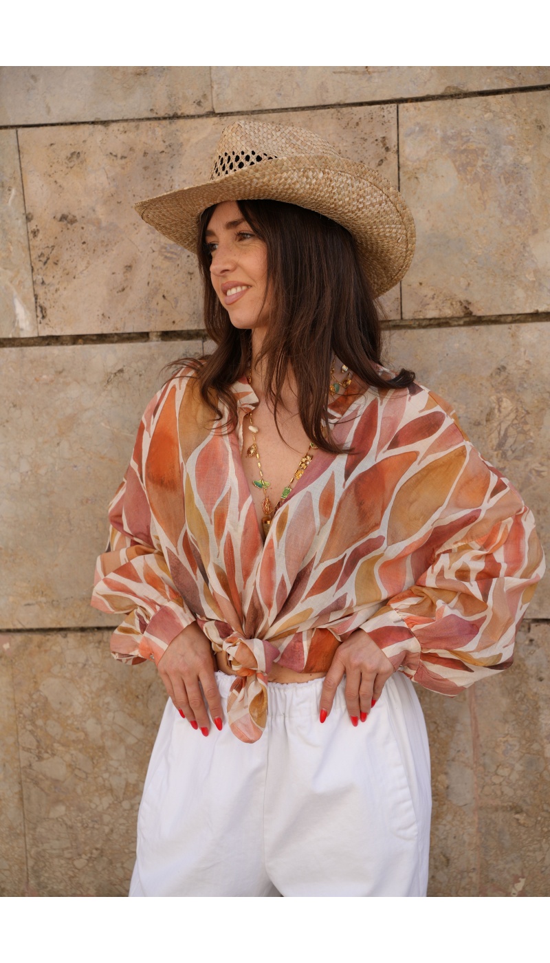 Blusa Banditas Hojas MIRABOLA