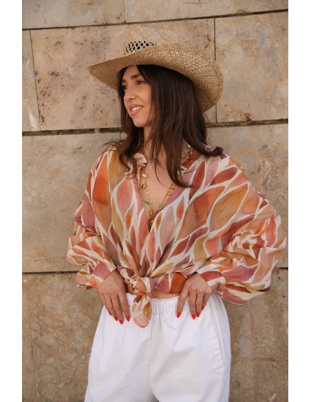 Blouse Feuilles Banditas MIRABOLA