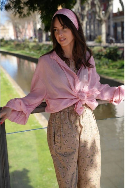 Chemisier Saumon Johanna LIKA