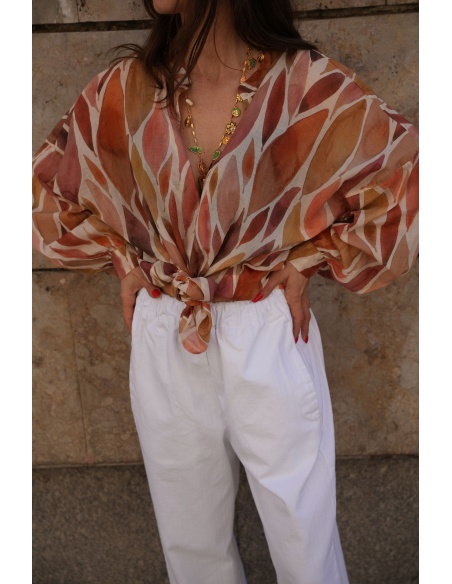 Banditas Leaf Blouse MIRABOLA