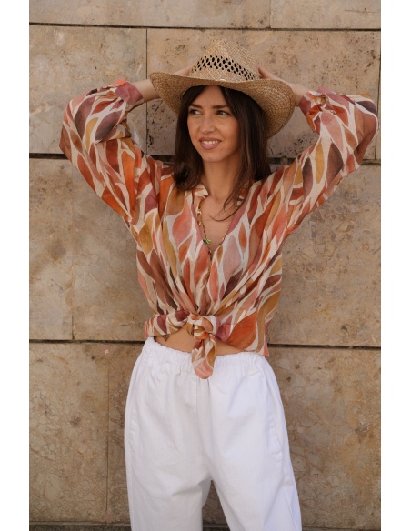 Banditas Leaf Blouse MIRABOLA