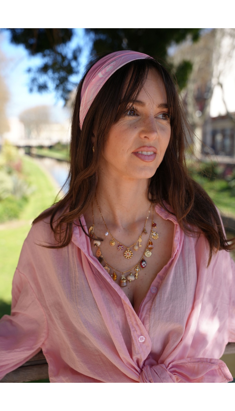 Foulard Bandana Rose BROOKE