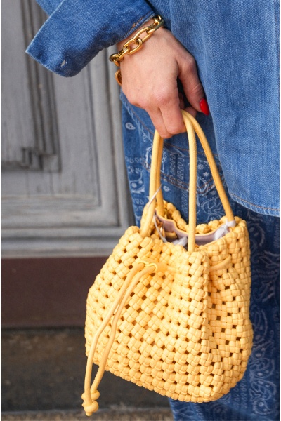 Sac Jaune Tressé WONDER