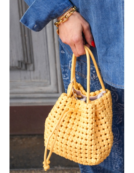 Sac Jaune Tressé WONDER