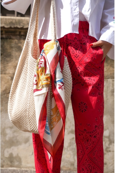 Foulard Triangle Rouge LILO