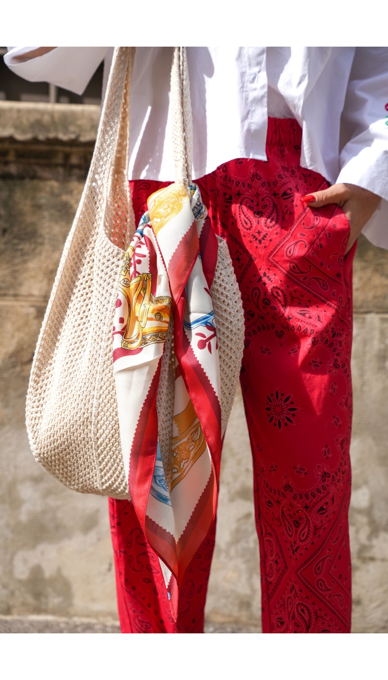 Foulard Triangle Rouge LILO
