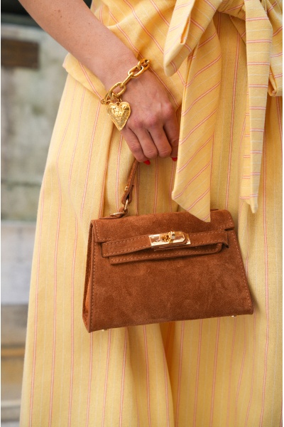 Sac Suédine Camel RICO