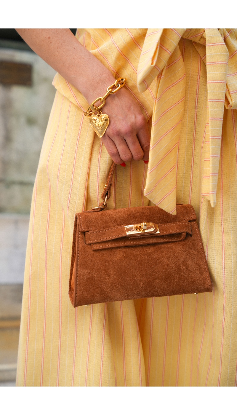 Sac Suédine Camel RICO