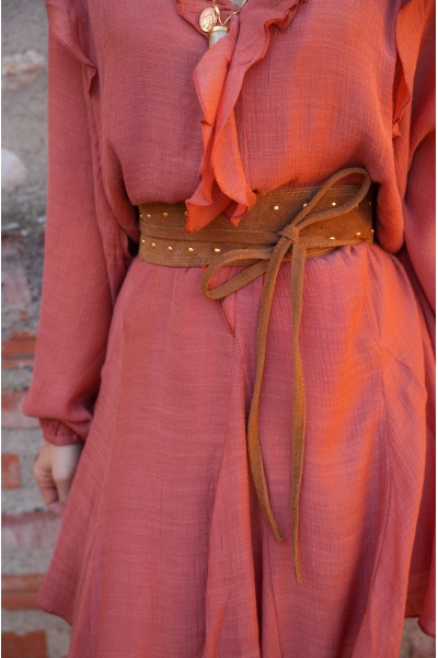 Ceinture Daim Camel LILI