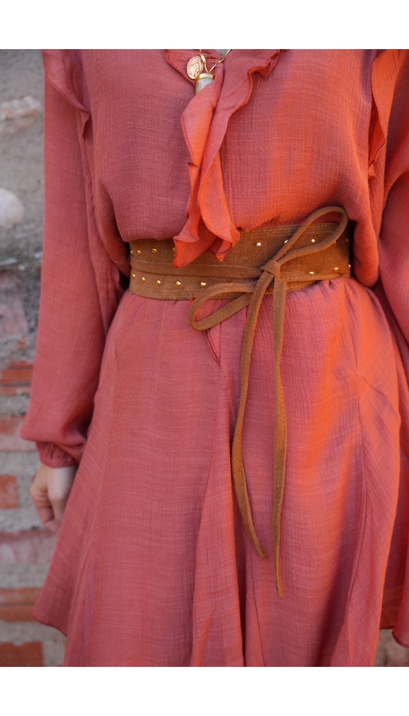 Ceinture Daim Camel LILI