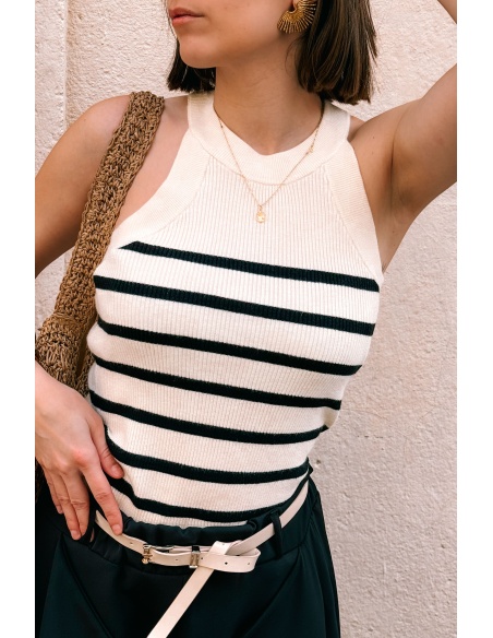Débardeur Rayure Birch VMSABA