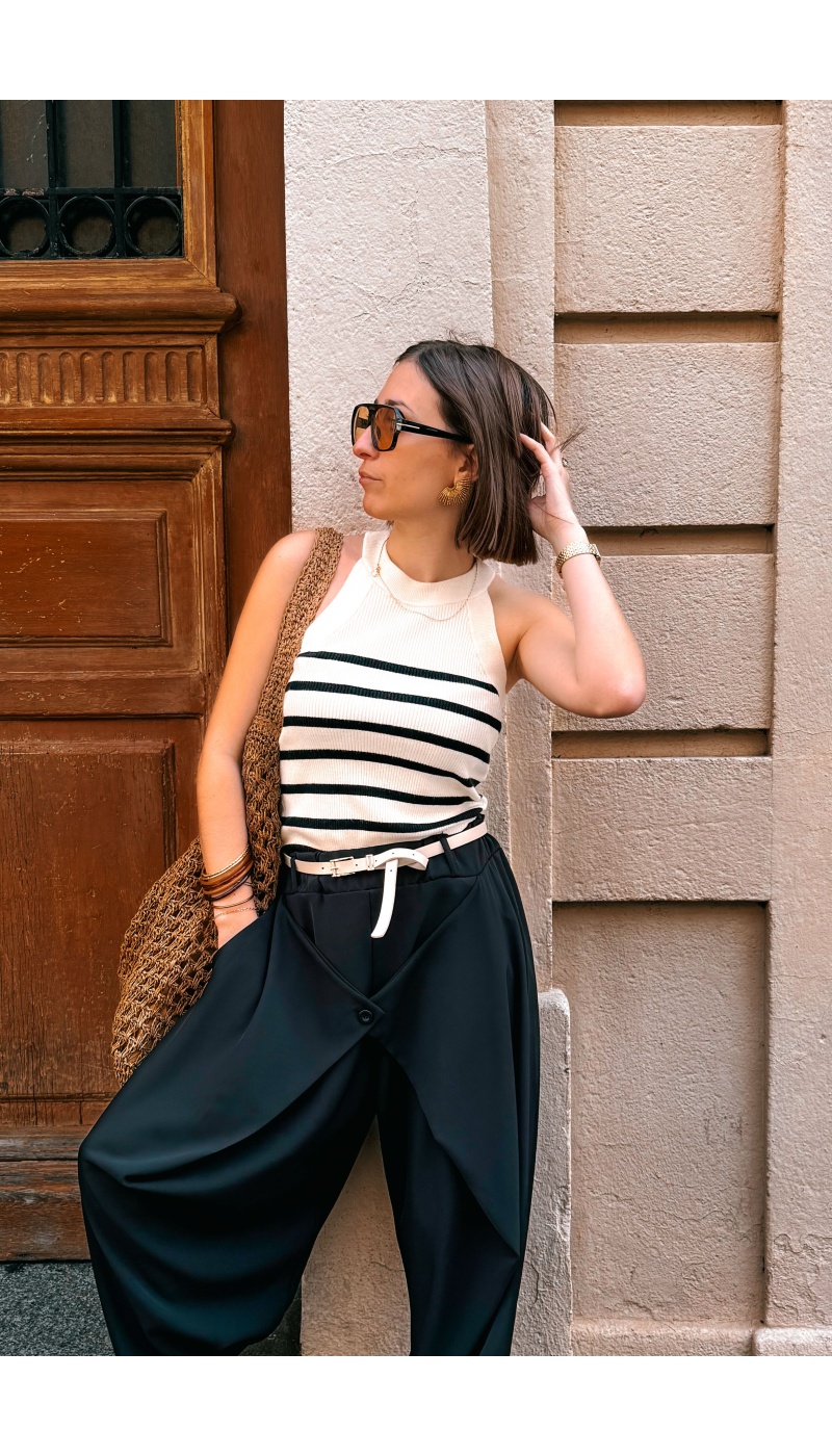 Débardeur Rayure Birch VMSABA