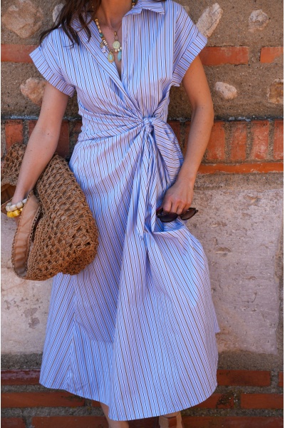 Robe Rayée Ciel LIVIA 2