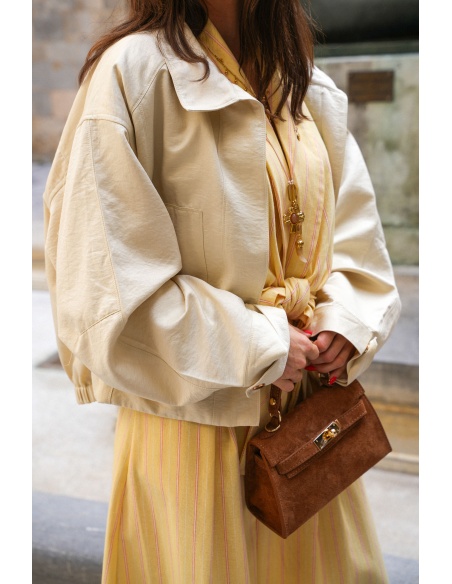 Veste Bomber Ecru ELONA