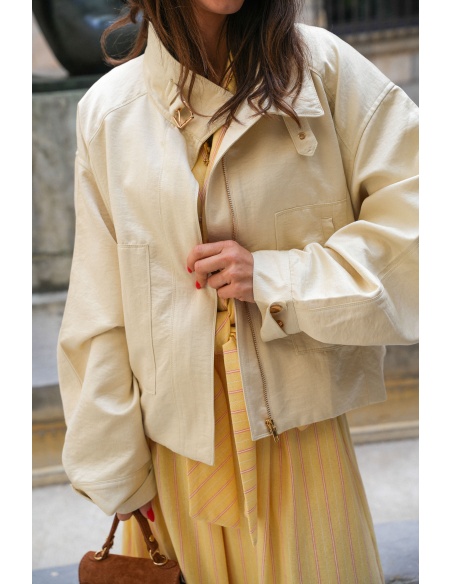Veste Bomber Ecru ELONA