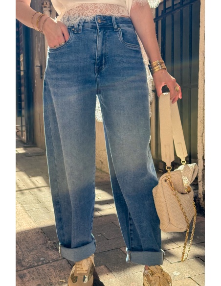 SOPHIA Barrel Denim Jeans