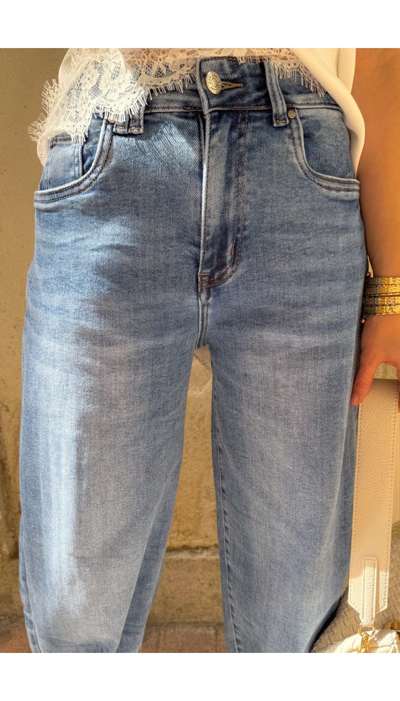 SOPHIA Jeans a botte in denim