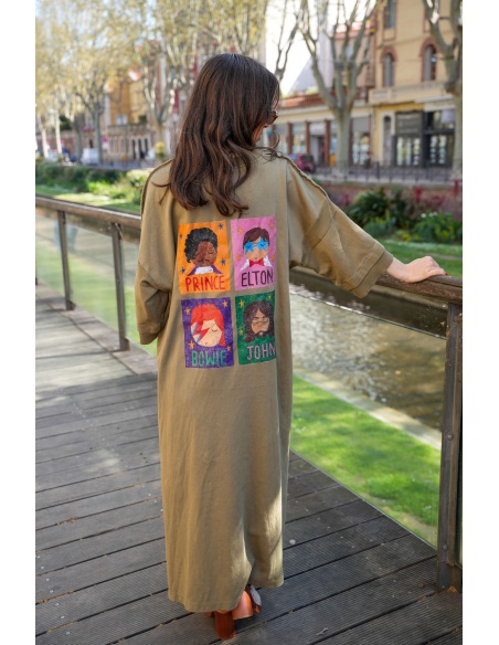 Robe Pull Kaki Star Banditas MIRROIR