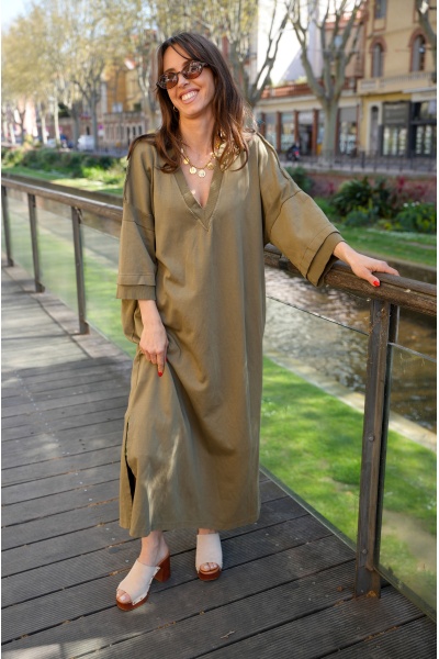 Robe Pull Kaki Star Banditas MIRROIR 2