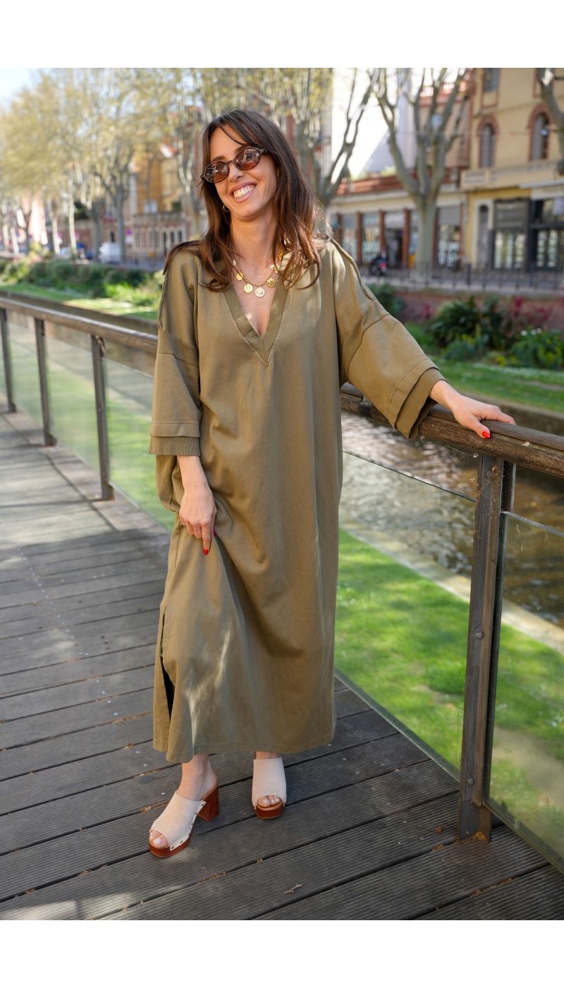 Robe Pull Kaki Star Banditas MIRROIR