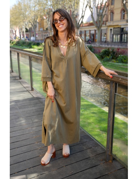 Robe Pull Kaki Star Banditas MIRROIR