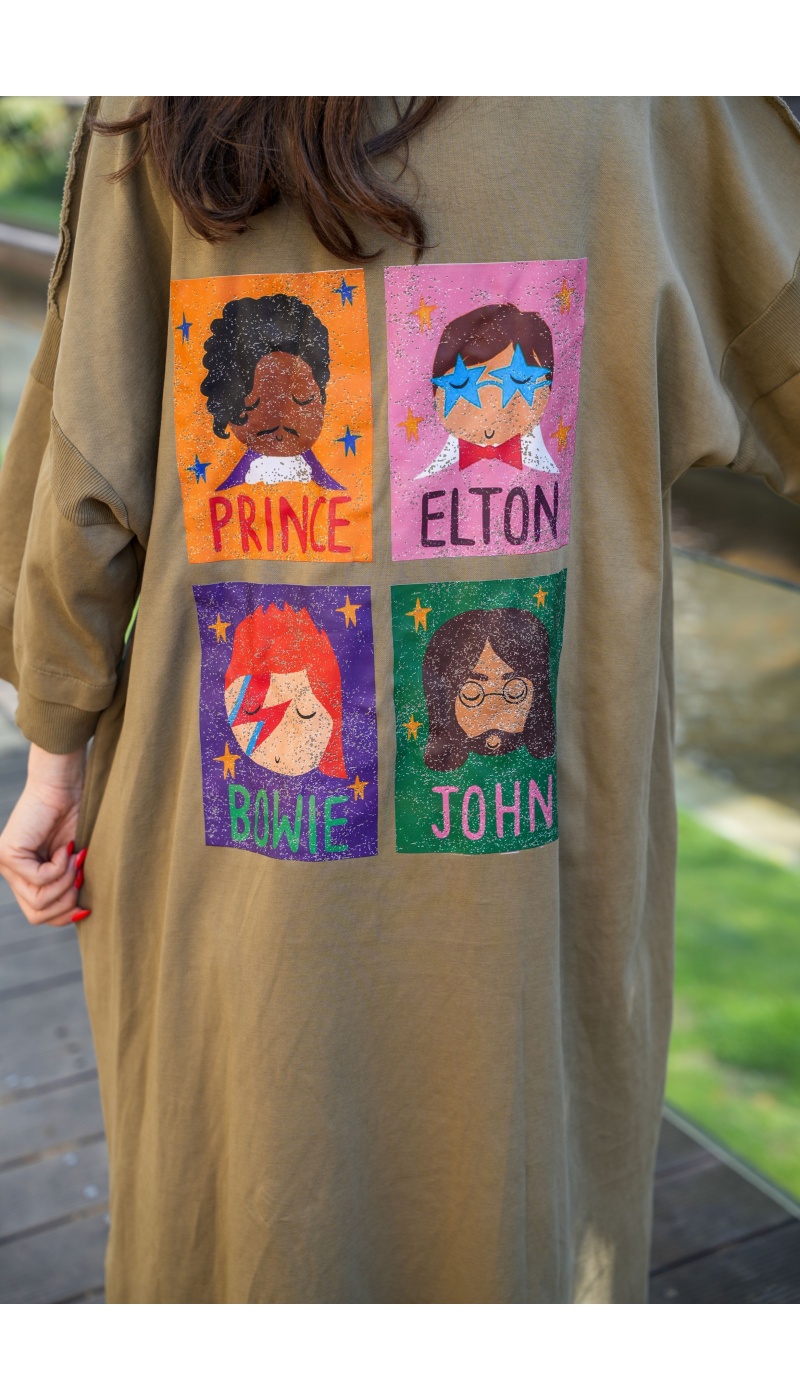 Robe Pull Kaki Star Banditas MIRROIR