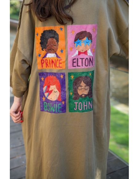 Robe Pull Kaki Star Banditas MIRROIR