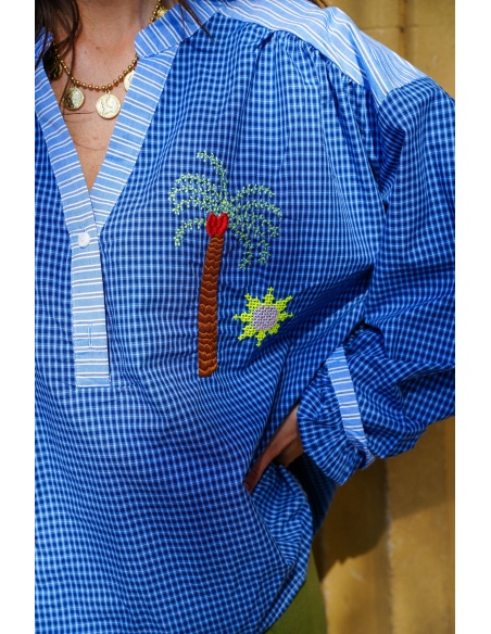 Blouse Rayée Palmier JORDANE