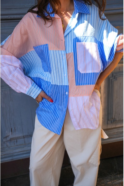 MODAS Y CREATIONES ANGELINA SL IMPRI BLEU CHEMISIER 2