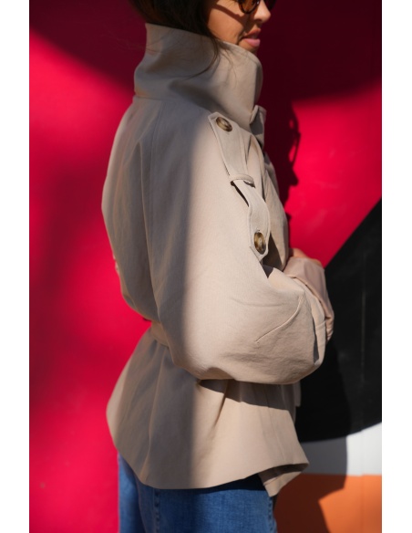 Veste Trench Court Beige CHLOE