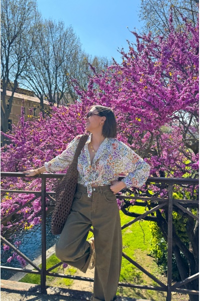 johanna toutoun FLEURS BLANC BLOUSE 2