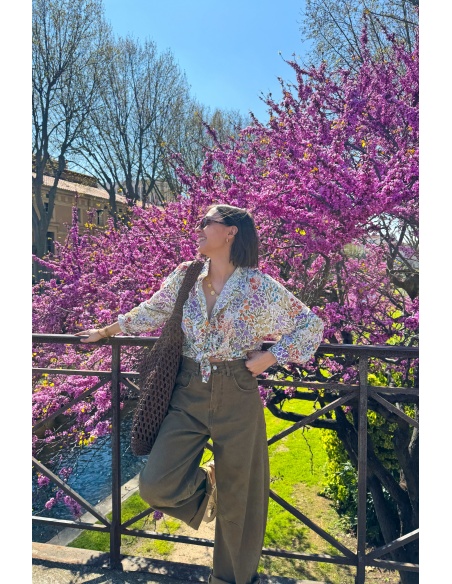 Chemisier Fleurs JOHANNA JEREMIA