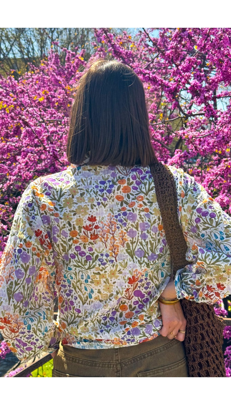 Chemisier Fleurs JOHANNA JEREMIA
