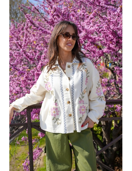 Veste Brodé Multicolore NINA