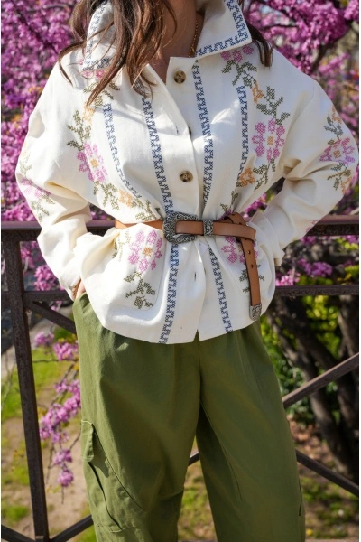 Veste Brodé Multicolore NINA 2