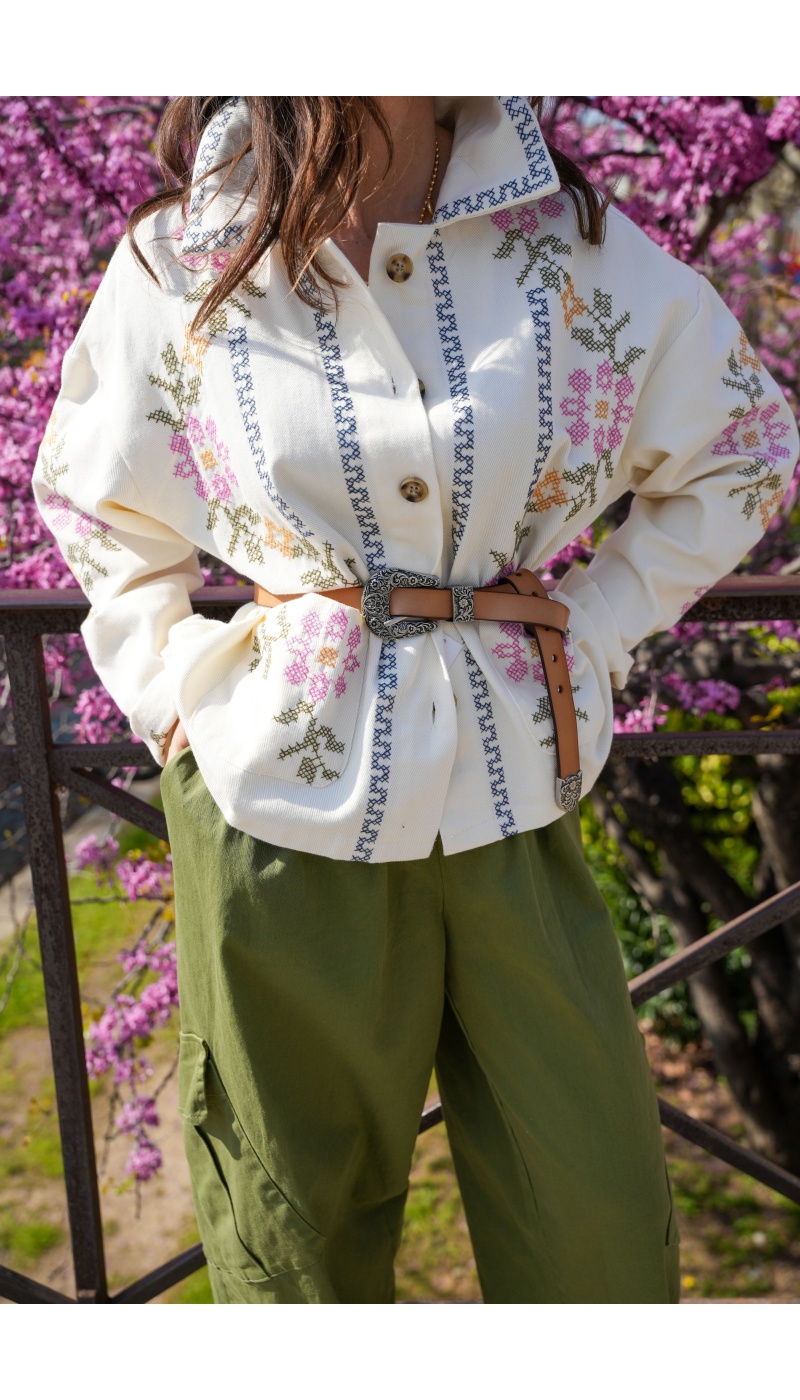 Veste Brodé Multicolore NINA