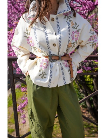 Veste Brodé Multicolore NINA