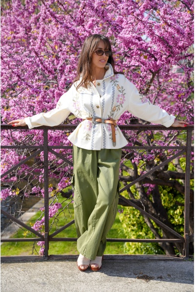 Pantalon Large Kaki Johanna WIK