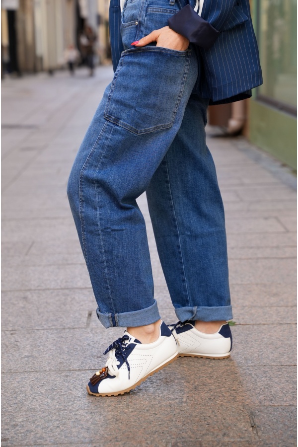 Zapatilla Urbana SOHO Navy - Estilo Chic para Mujer 2