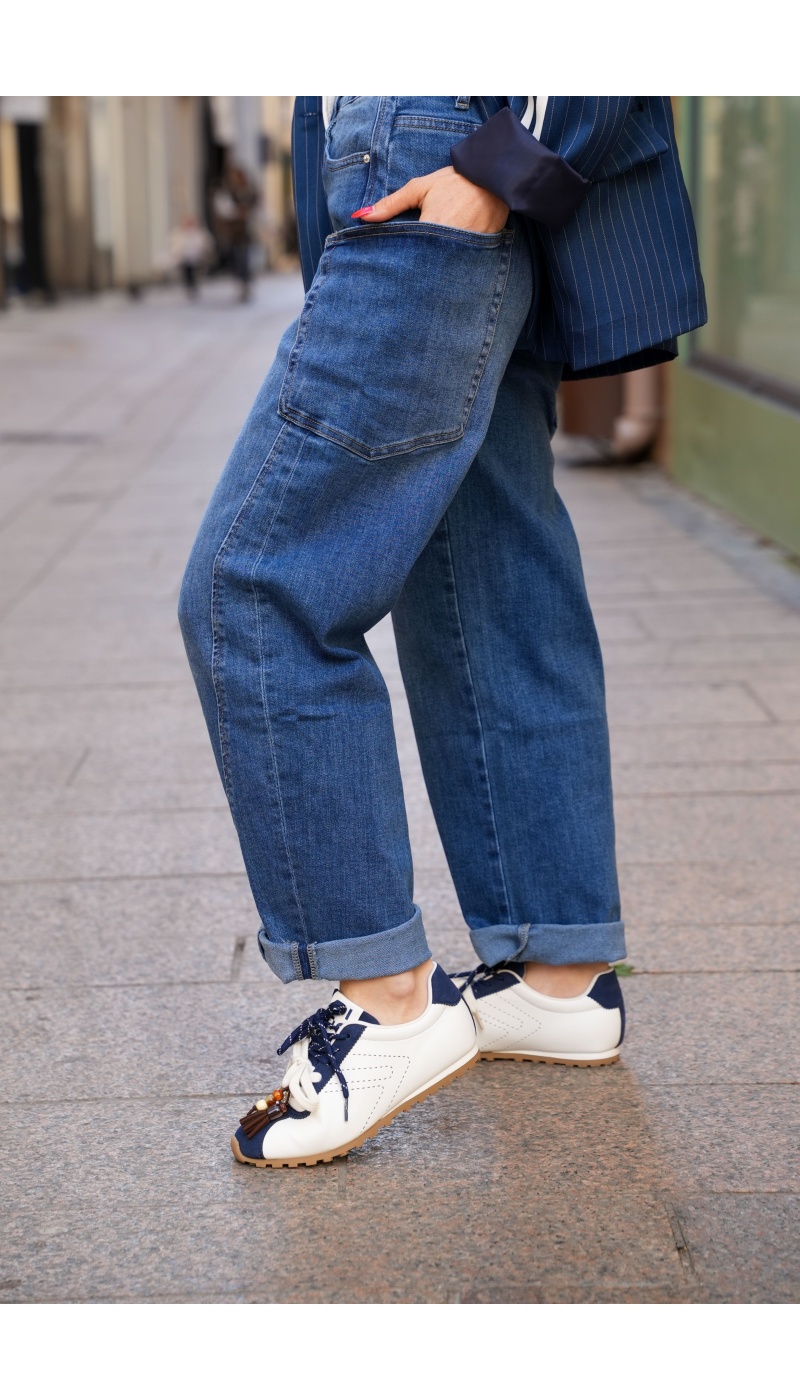 Sneaker urbana SOHO Navy - Stile chic per le donne